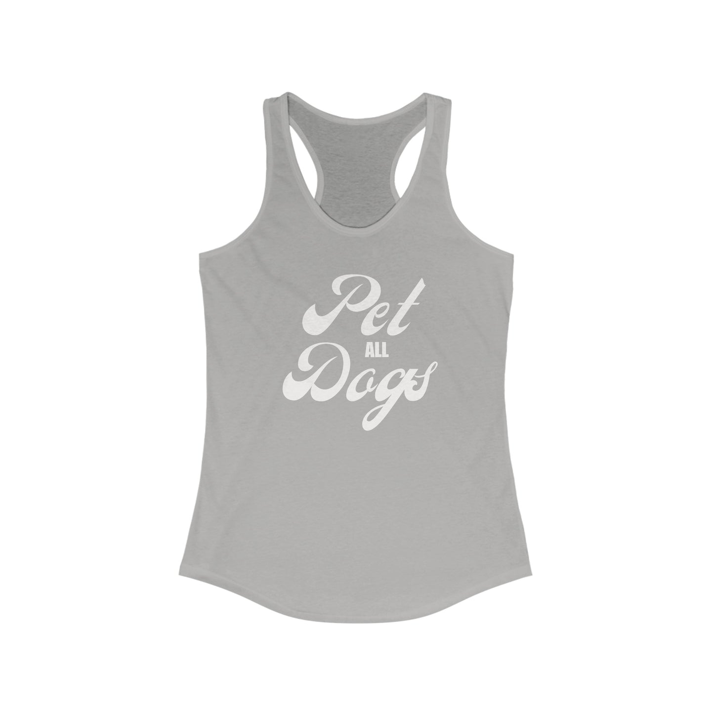 Pet all Dogs Women's Racerback Tank