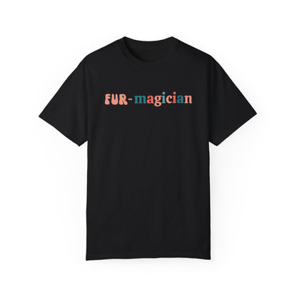 Fur-magician Dog Groomer gift Tshirt