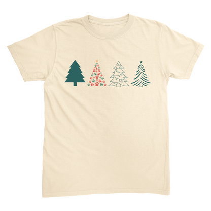 Christmas Tree Dog Mom Tshirt