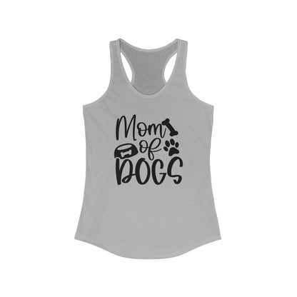 Mom of dogs Women's Racerback Tank