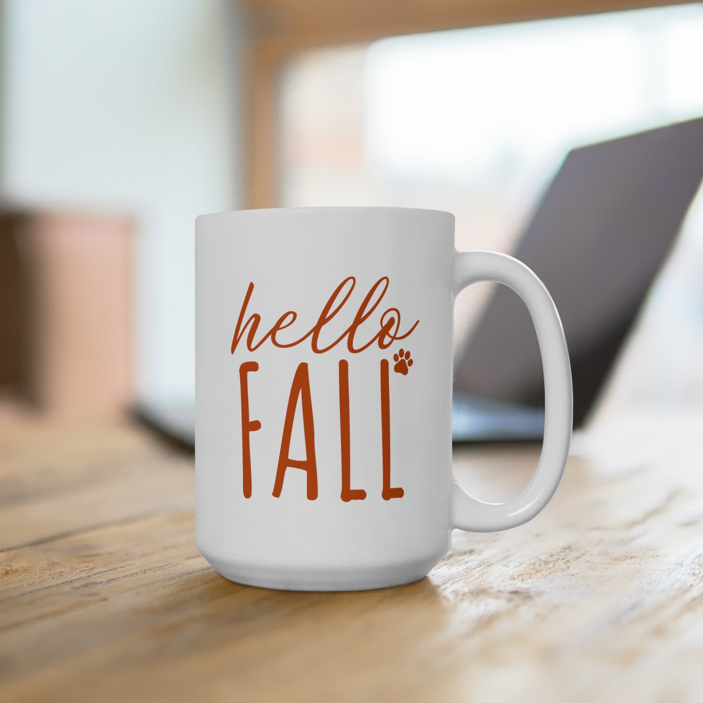 Hello Fall Dog Mom Mug