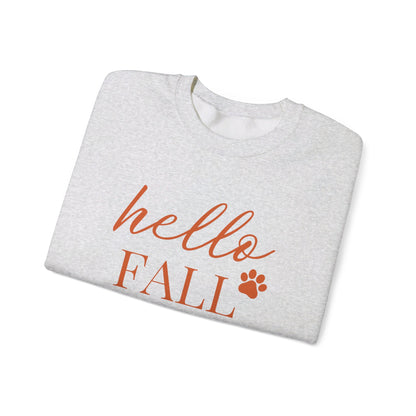 Hello Fall Paw (orange) Sweatshirt