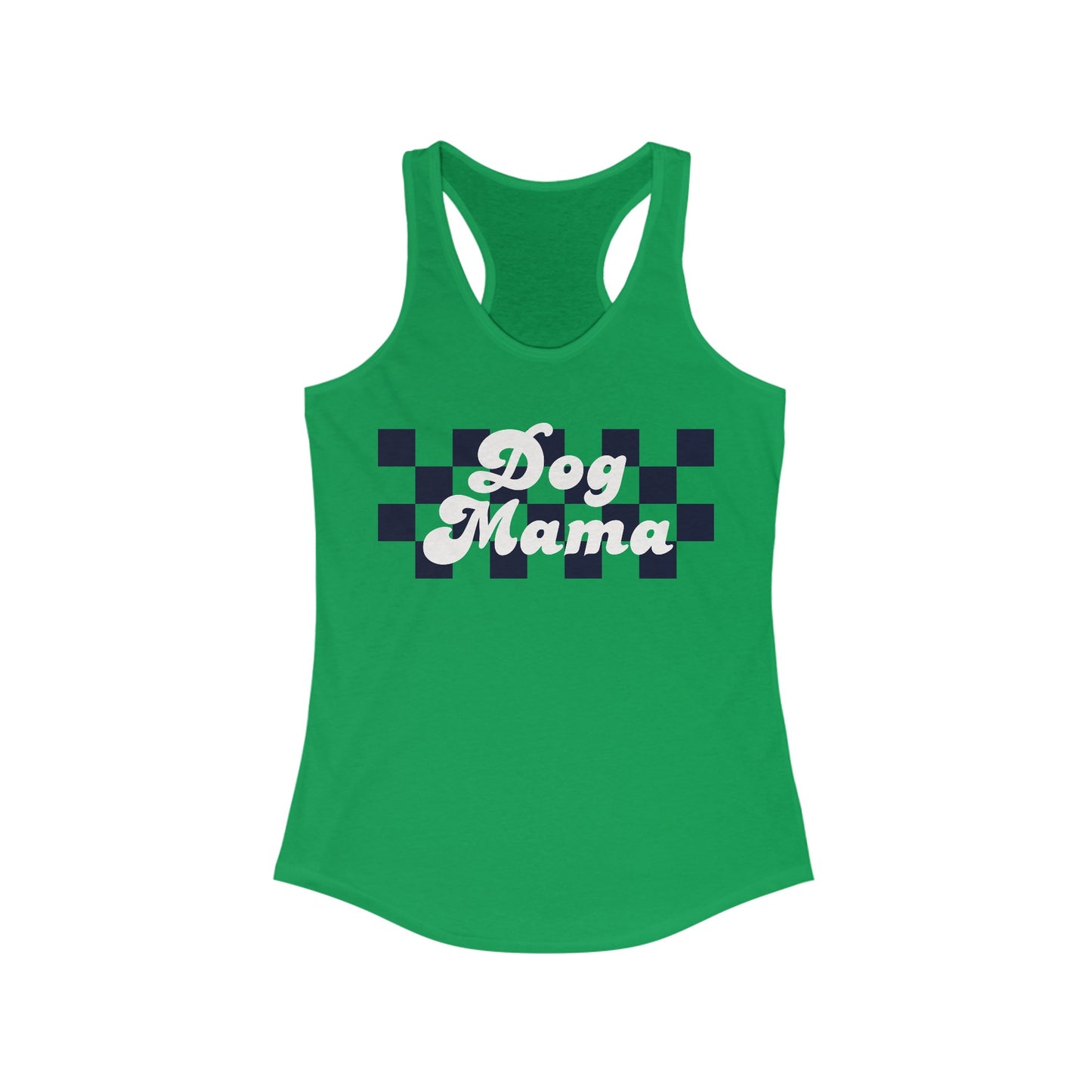 Retro Dog Mama Women's Racerback Tank