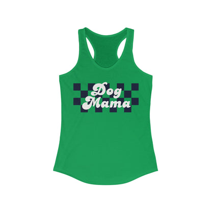 Retro Dog Mama Women's Racerback Tank