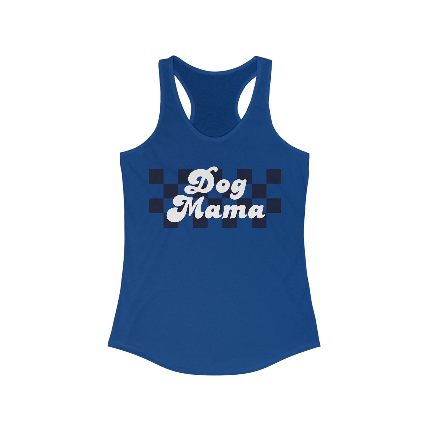 Retro Dog Mama Women's Racerback Tank