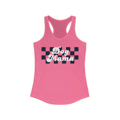 Retro Dog Mama Women's Racerback Tank