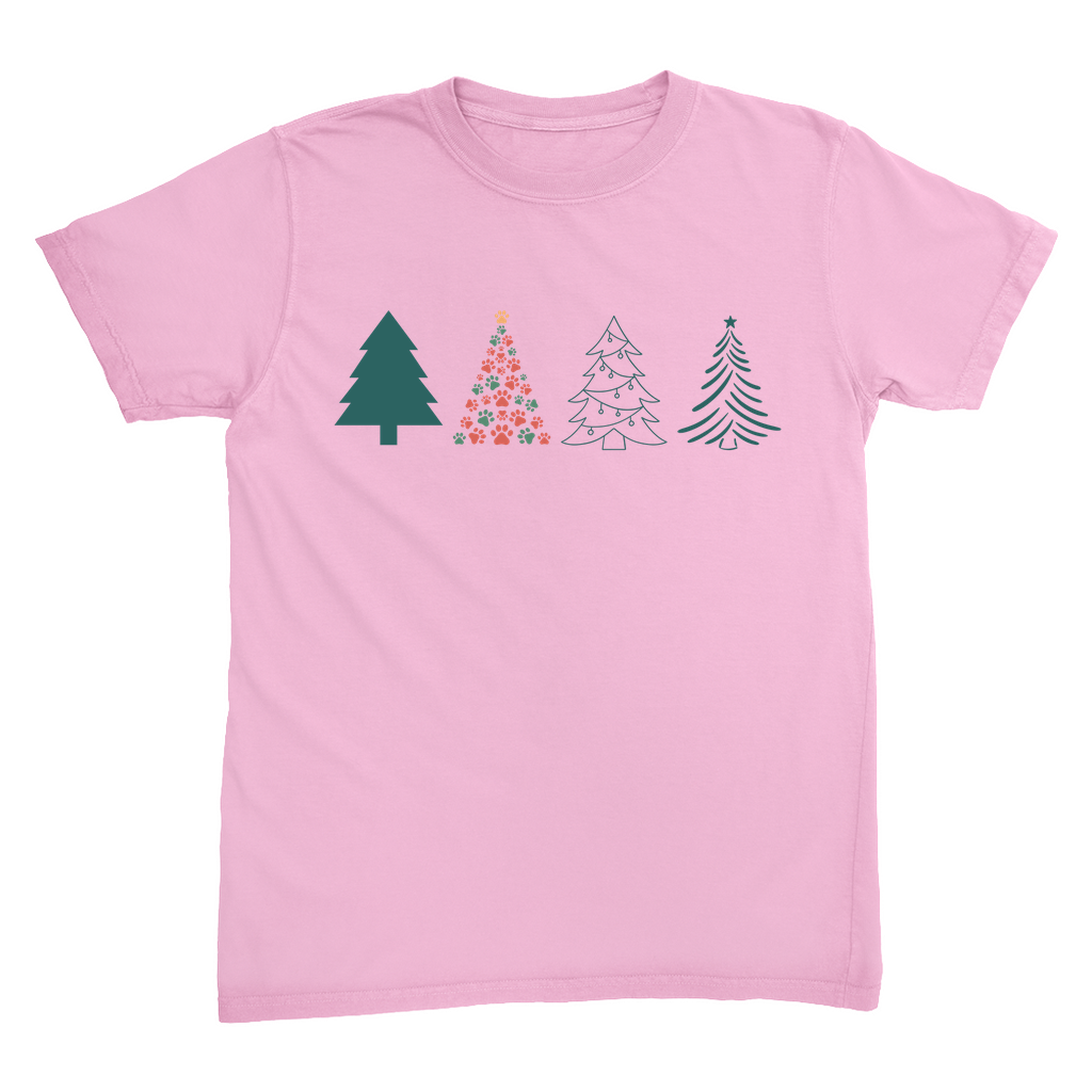 Christmas Tree Dog Mom Tshirt