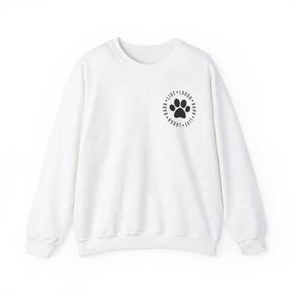 Just a girl who loves dogs Sweatshirt (front and back)