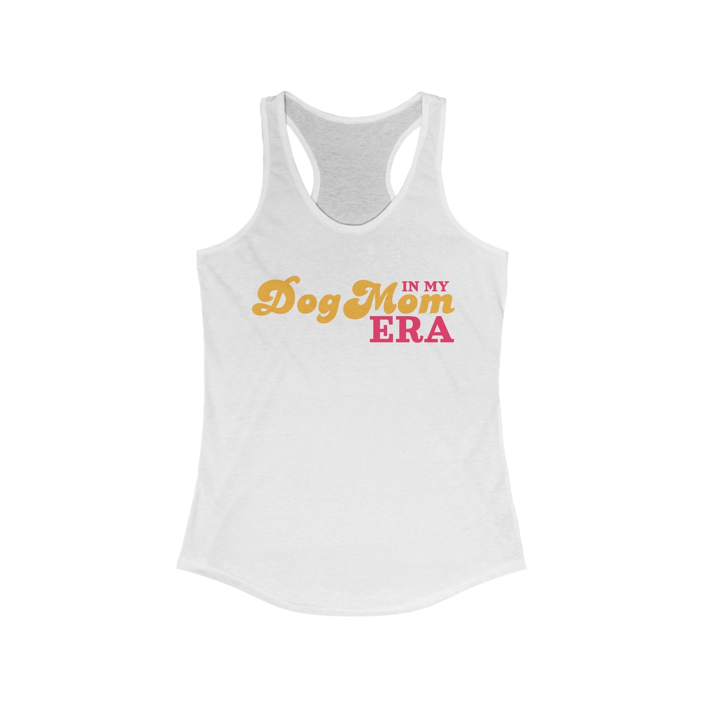 In my Dog Mom Era Women's Racerback Tank