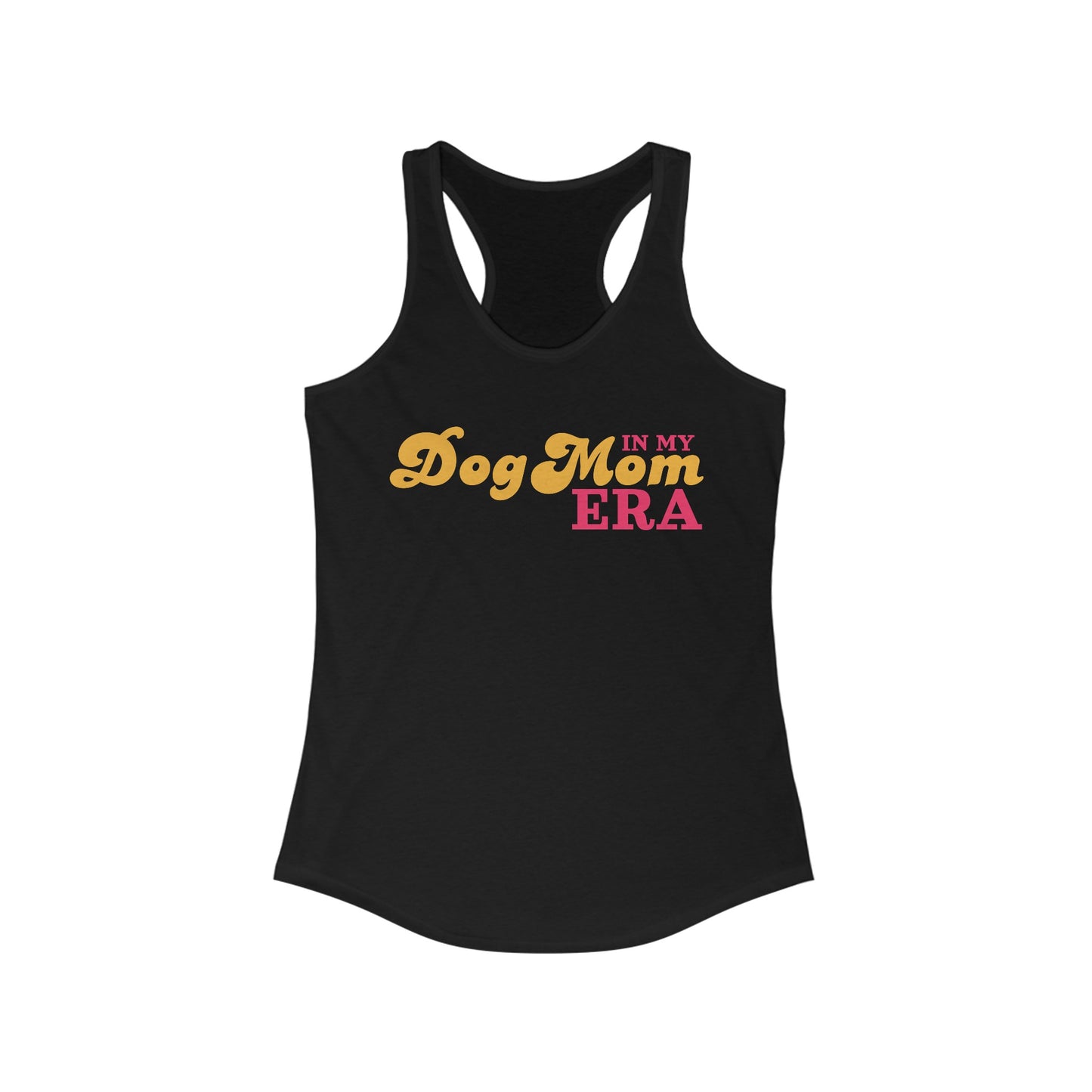 In my Dog Mom Era Women's Racerback Tank