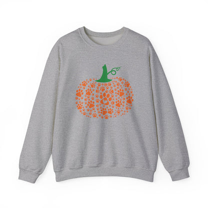 Pumpkin Paw print Sweatshirt