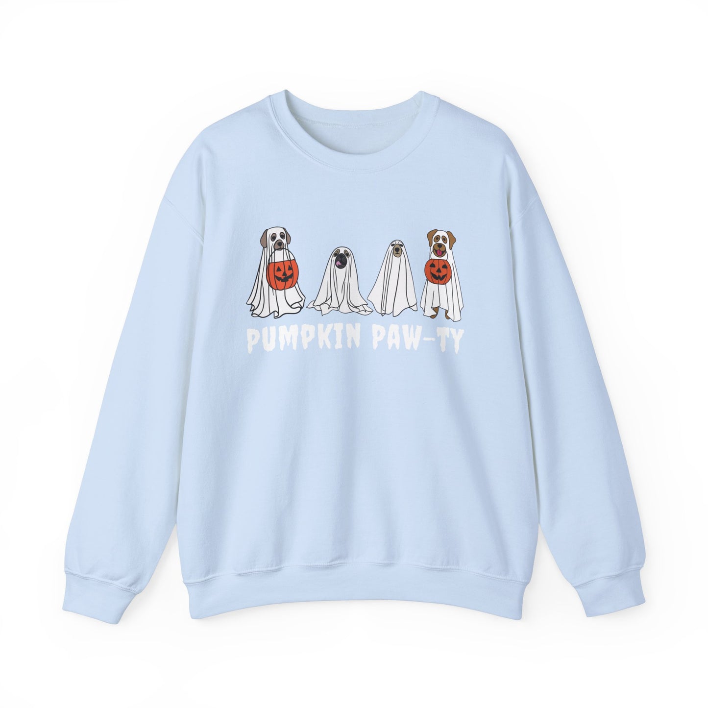 Pumpkin Pawty Cute Dog Ghost T-shirt