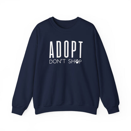 Adopt Don't Shop Rescue Dog Mom Sweatshirt