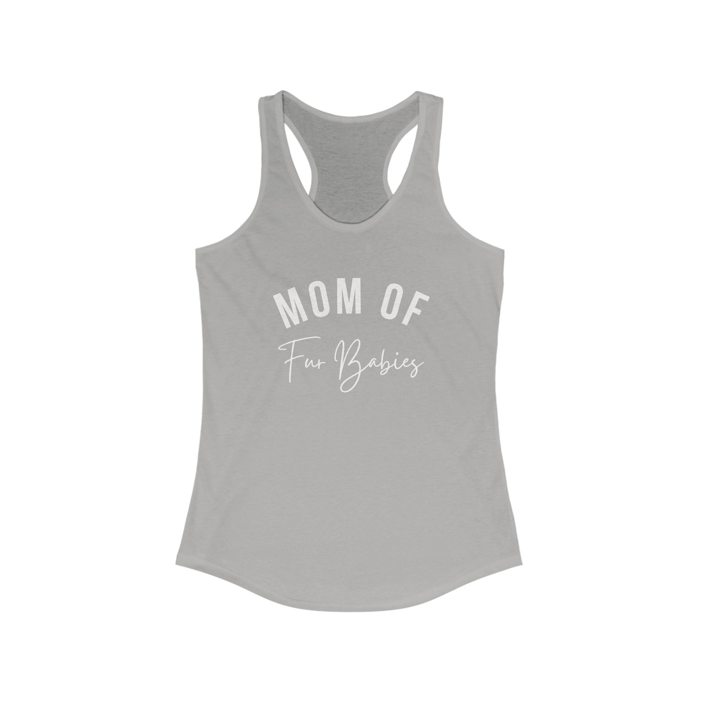 Mom of Fur babies Women's Racerback Tank