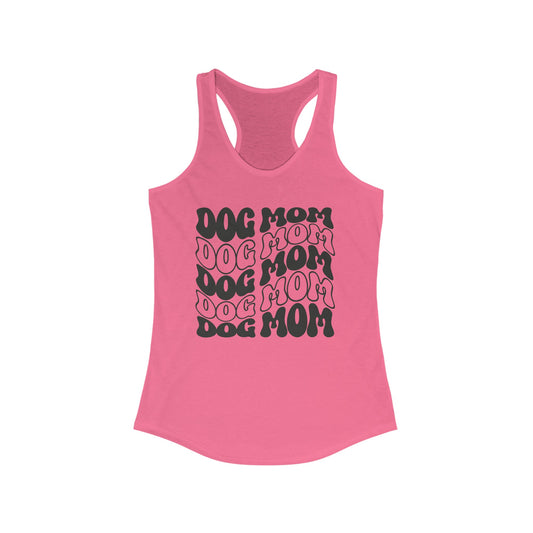 Dog Mom Row Women's Racerback Tank