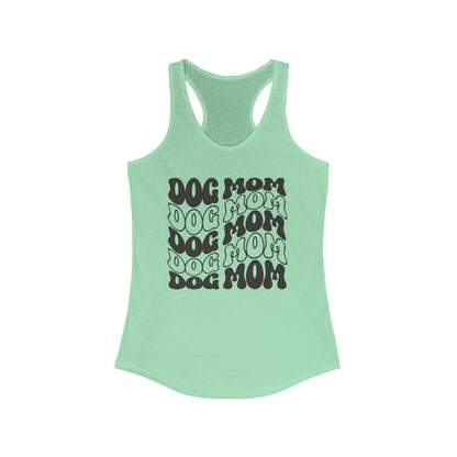 Dog Mom Row Women's Racerback Tank