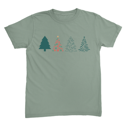 Christmas Tree Dog Mom Tshirt