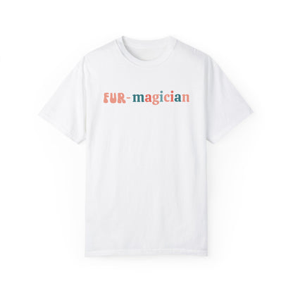 Fur-magician Dog Groomer gift Tshirt