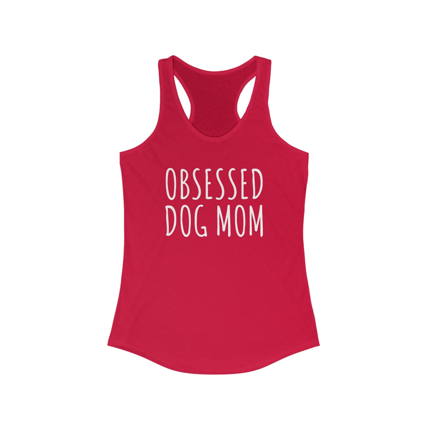 Obsessed Dog Mom Women's Racerback Tank