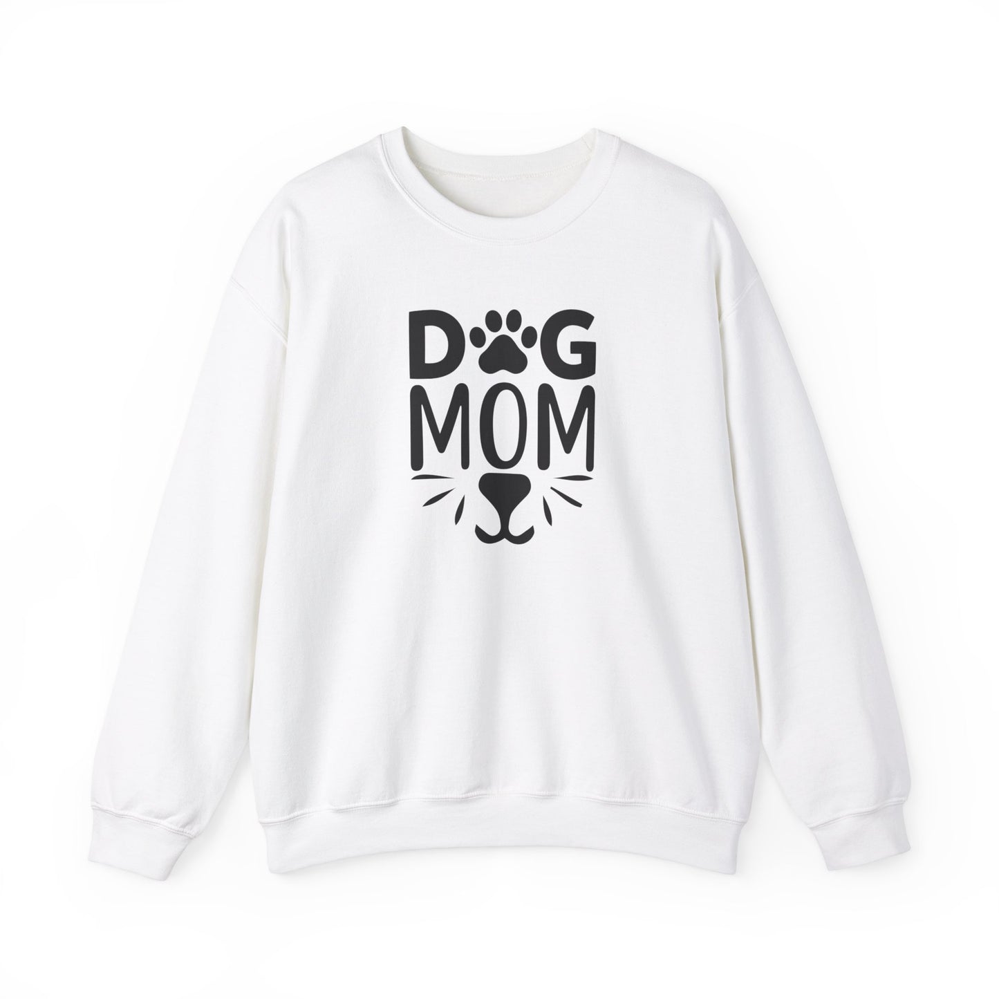 Dog Mom with cute dog nose Sweatshirt