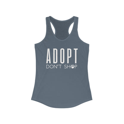 Adopt Dont Shop Women's Racerback Tank