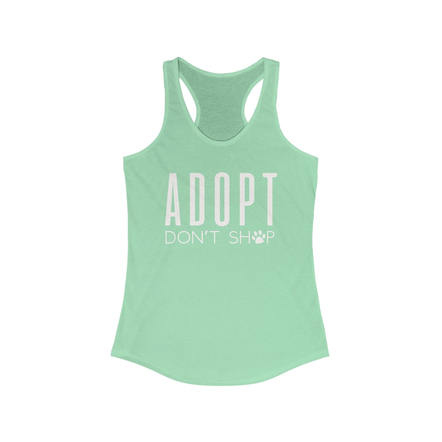 Adopt Dont Shop Women's Racerback Tank