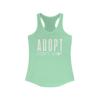 Adopt Dont Shop Women's Racerback Tank