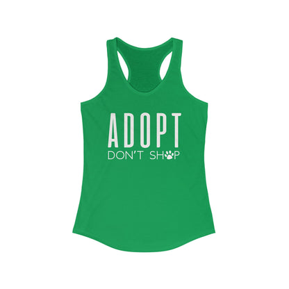 Adopt Dont Shop Women's Racerback Tank