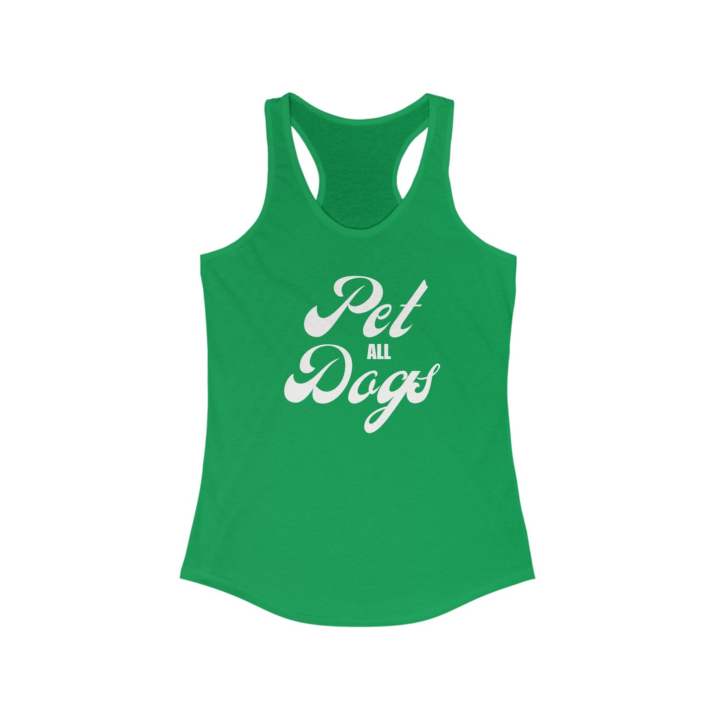 Pet all Dogs Women's Racerback Tank