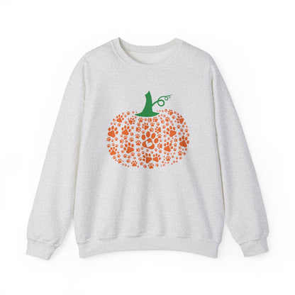 Pumpkin Paw print Sweatshirt