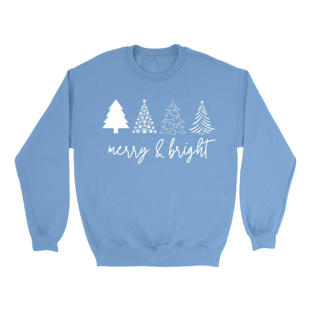 Christmas Tree Merry & Bright Sweatshirt