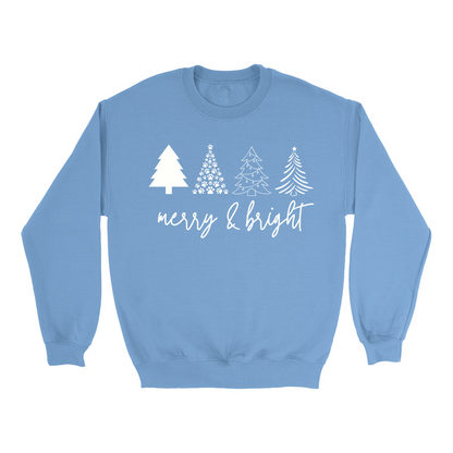 Christmas Tree Merry & Bright Sweatshirt