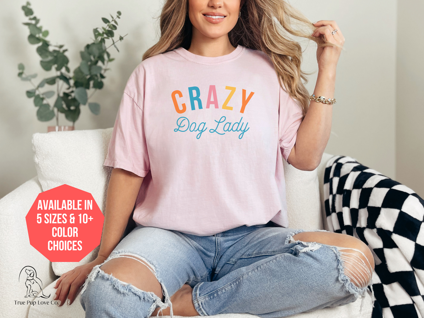 Crazy Dog lady T-shirt