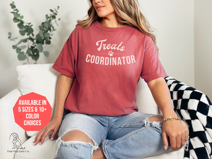 Treats Coordinator Dog Lover T-Shirt