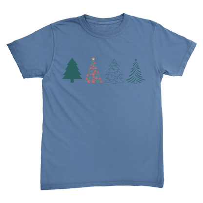 Christmas Tree Dog Mom Tshirt