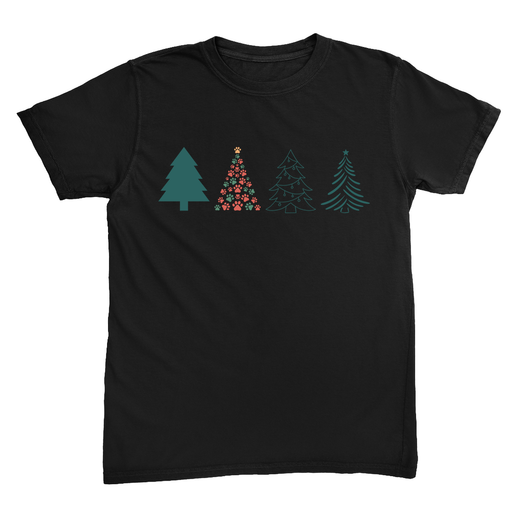 Christmas Tree Dog Mom Tshirt