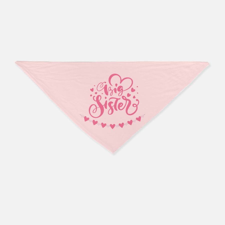 Big Sister Dog Bandana