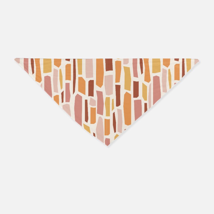 Trendy motley pattern Dog Bandana