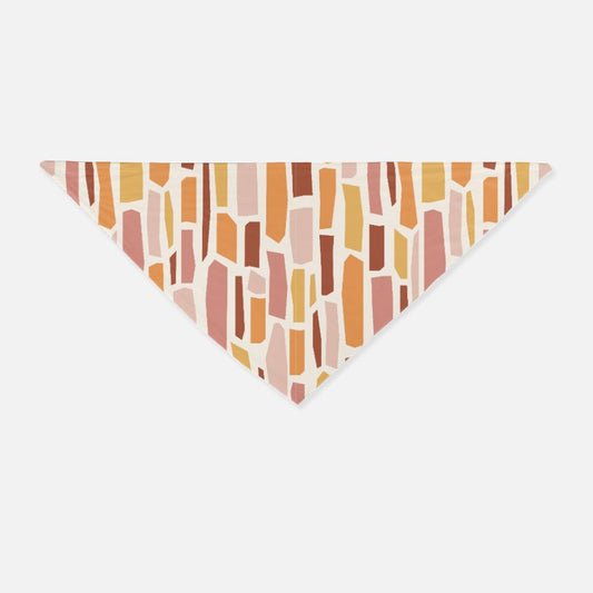 Trendy motley pattern Dog Bandana