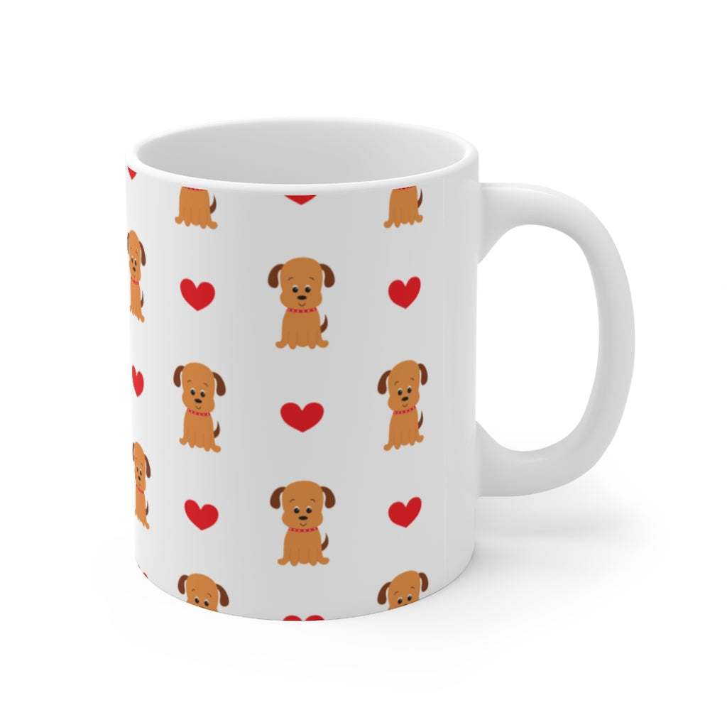 Pup ❤️ Ceramic Dog Mug, 11oz