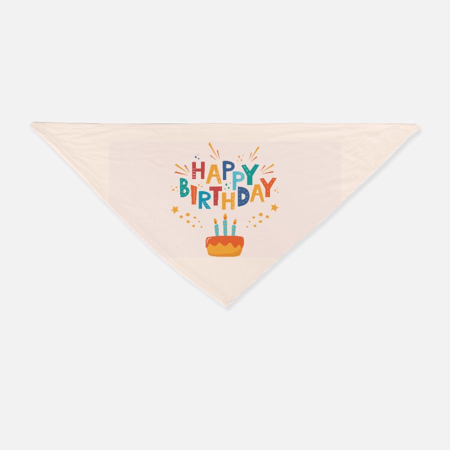 Dog birthday bandana