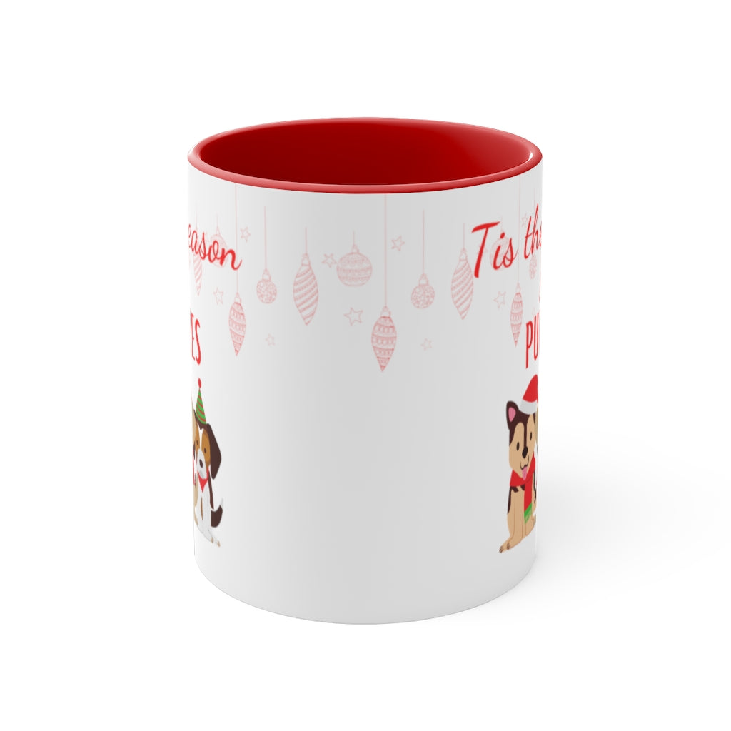 'Tis the season of Puppies Dog Coffee Mug