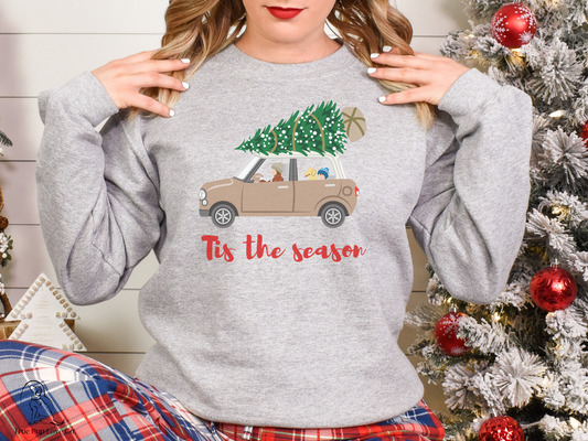 Tis the season - Christmas tree Sweatshirt