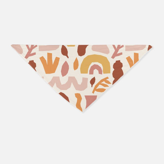 Abstract elements Motley pattern Dog Bandana