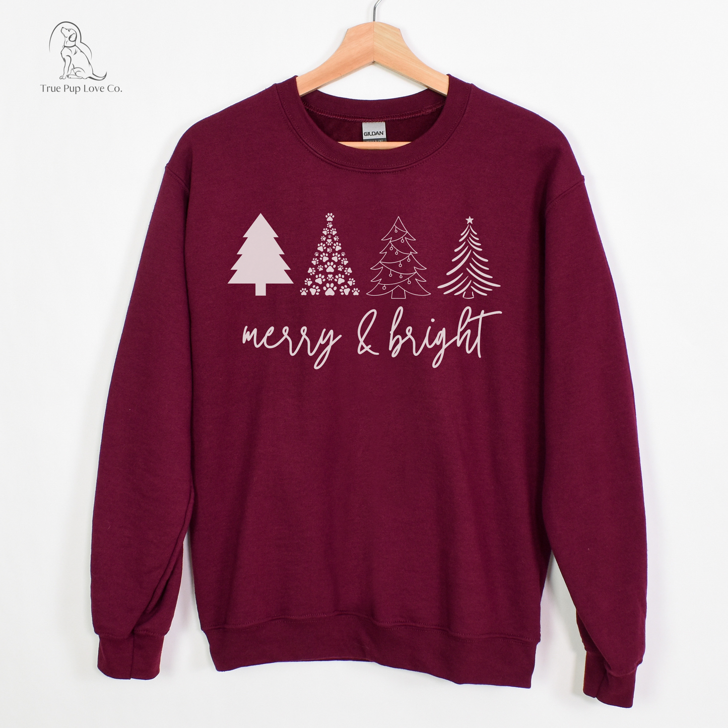 Christmas Tree Merry & Bright Sweatshirt