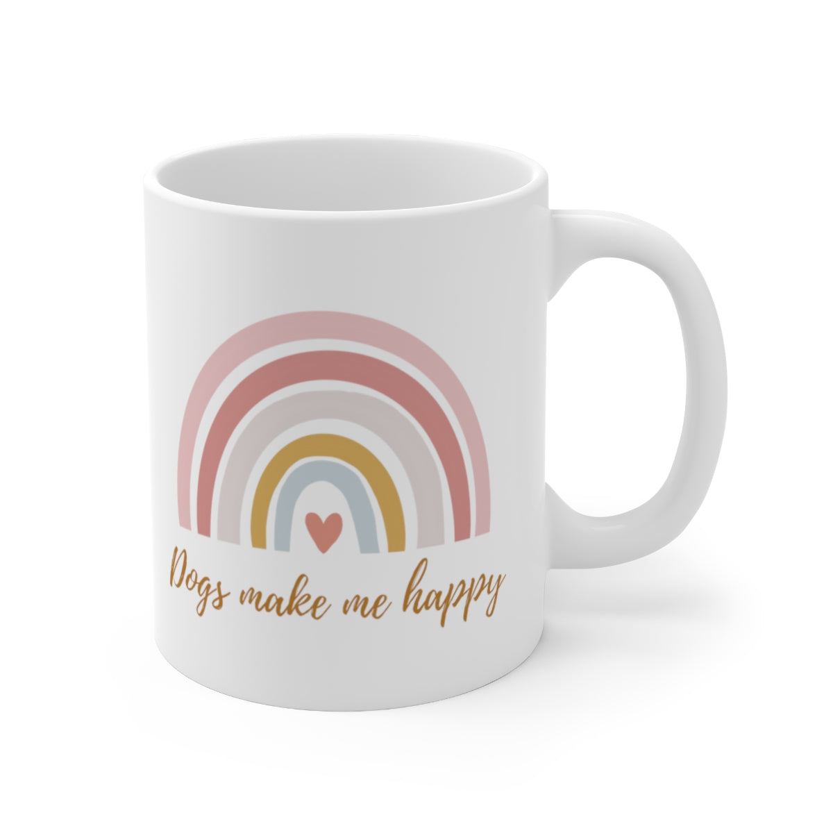 "Dogs Make Me Happy" 1Dog Mom Mug, 110z