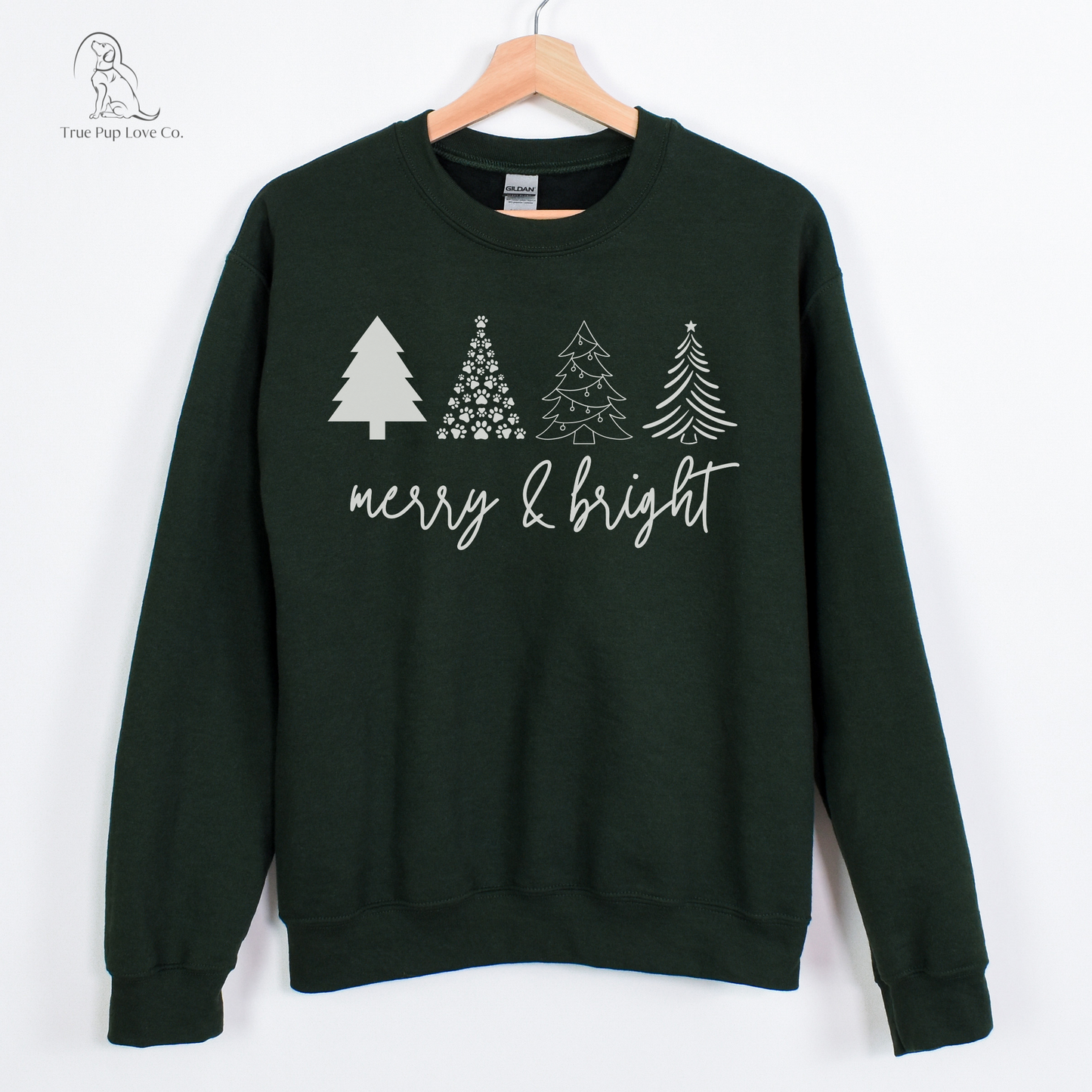 Christmas Tree Merry & Bright Sweatshirt