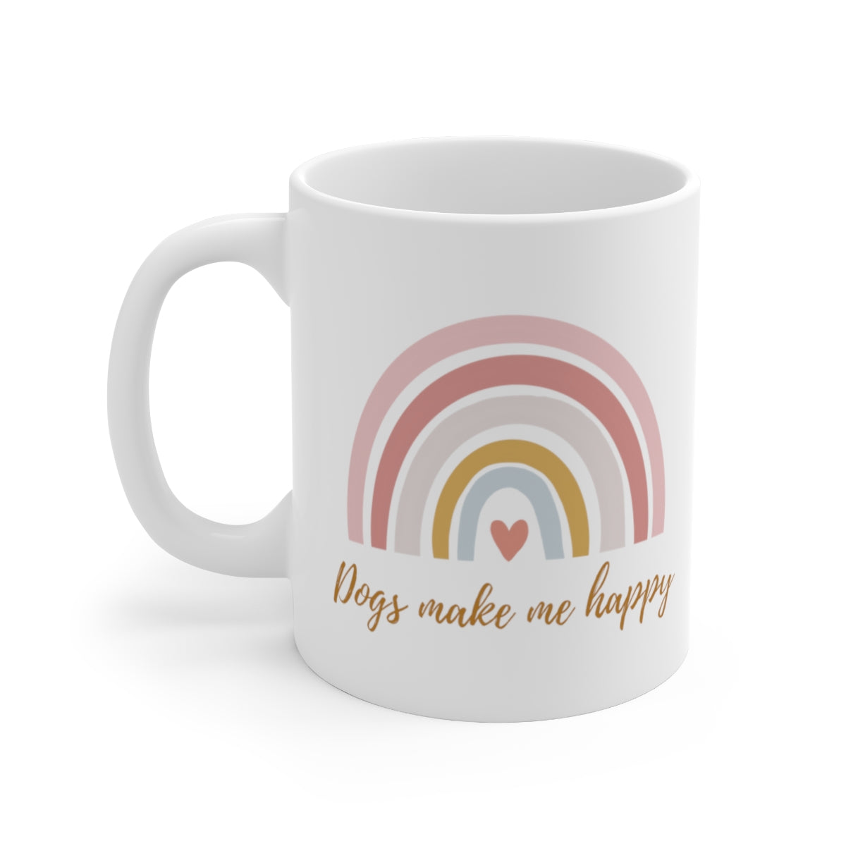 "Dogs Make Me Happy" 1Dog Mom Mug, 110z