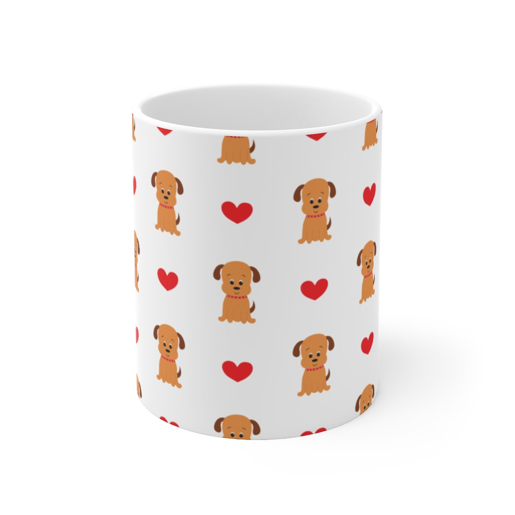 Pup ❤️ Ceramic Dog Mug, 11oz