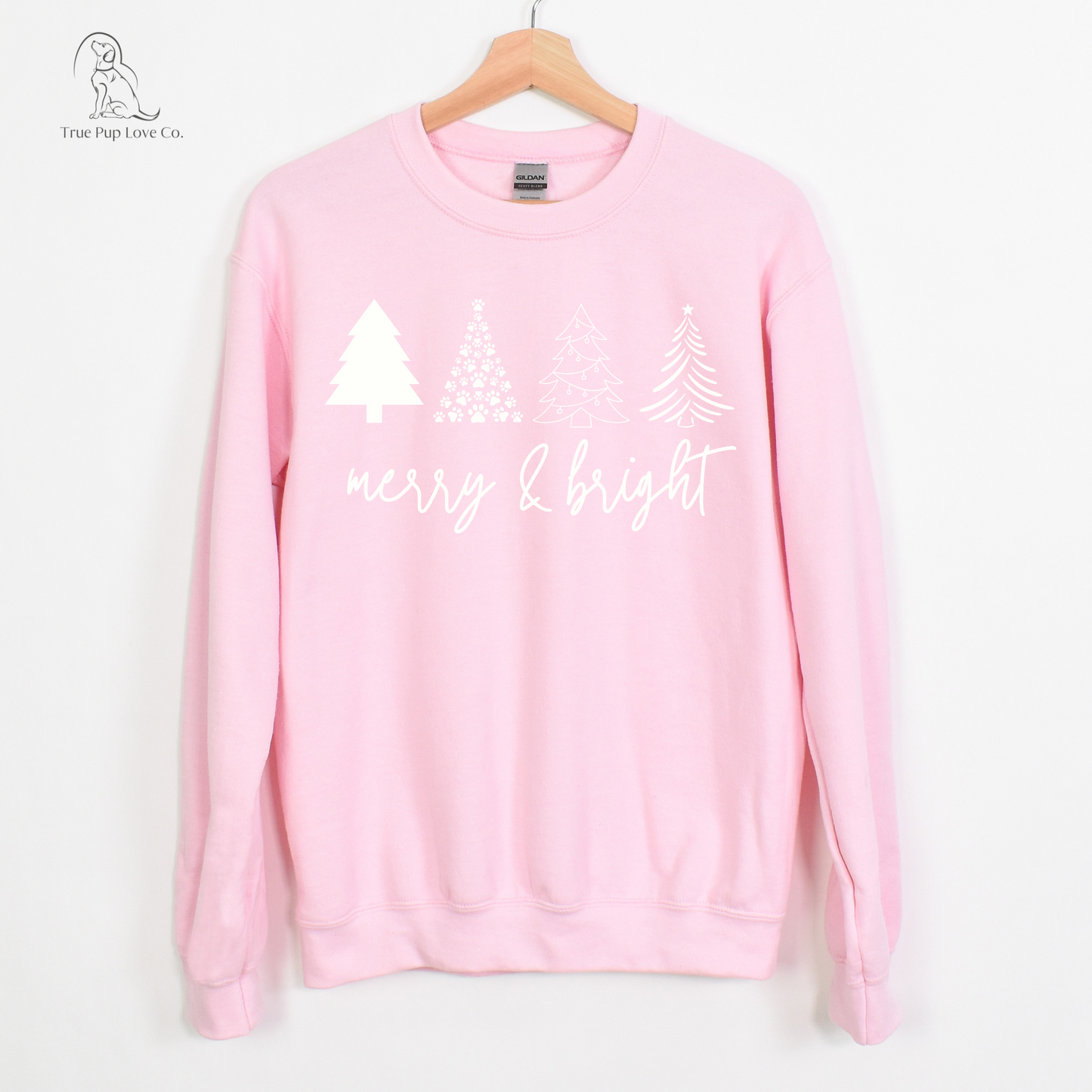 Christmas Tree Merry & Bright Sweatshirt